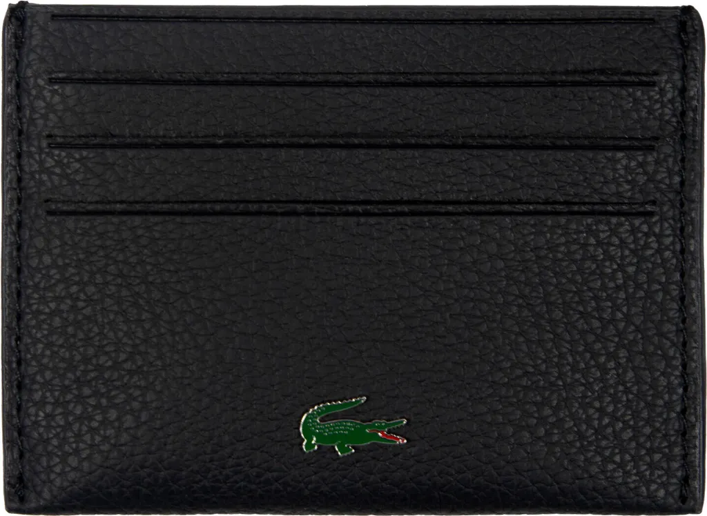 Porte-cartes Lacoste Noir Smart Concept : Fini les Portefeuilles Gros