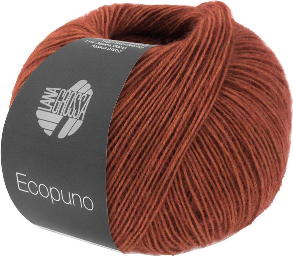 Lana Grossa - Ecopuno 0211 erdbraun Produktbild 