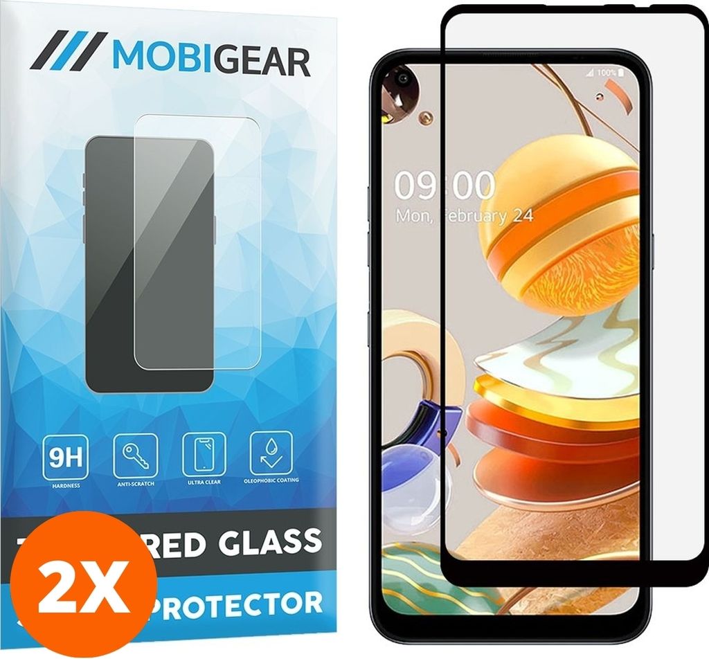 Mobigear Premium 4.99 LG K61 Panzerglas Gehärtetes Glas Produktbild 