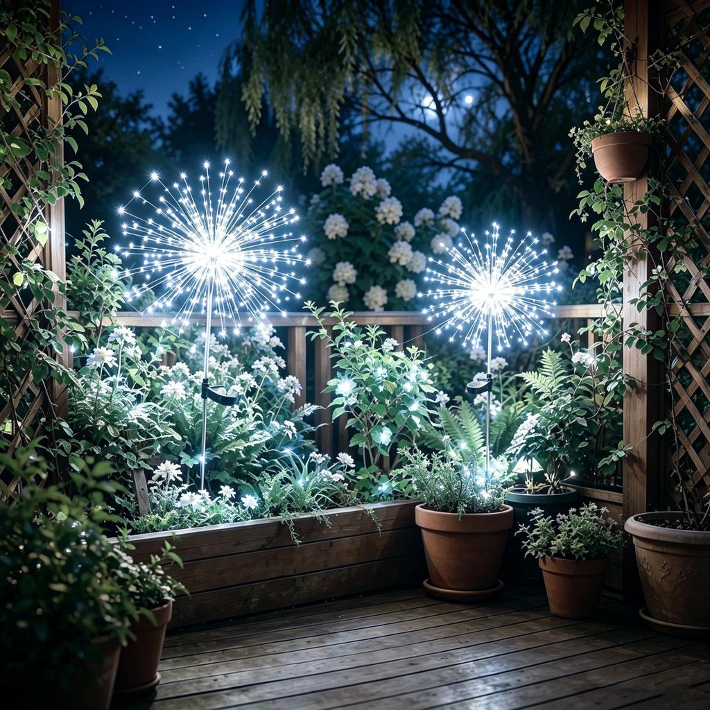 Salcar 2er Set Solarleuchten Garten Gartenleuchten LED Produktbild 