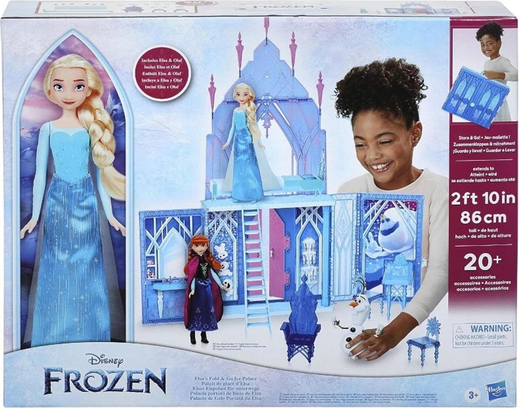 Hasbro Ice Kingdom Frozen Crystal Castle CASTLE N DOLL Image du produit 