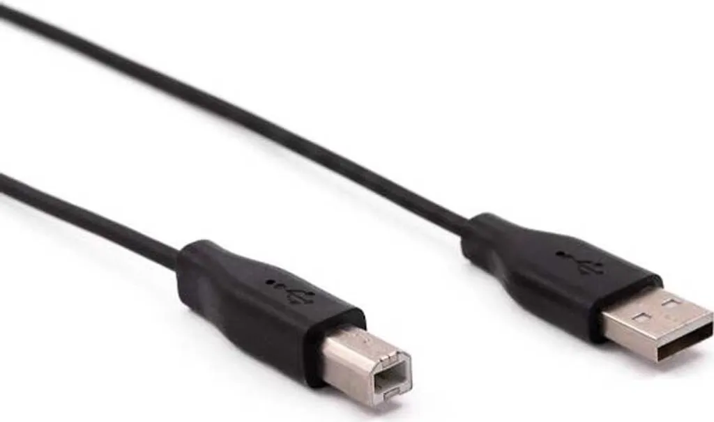 Nilox NXCUSBA01 cavo USB 1,8 m USB A USB B Nero