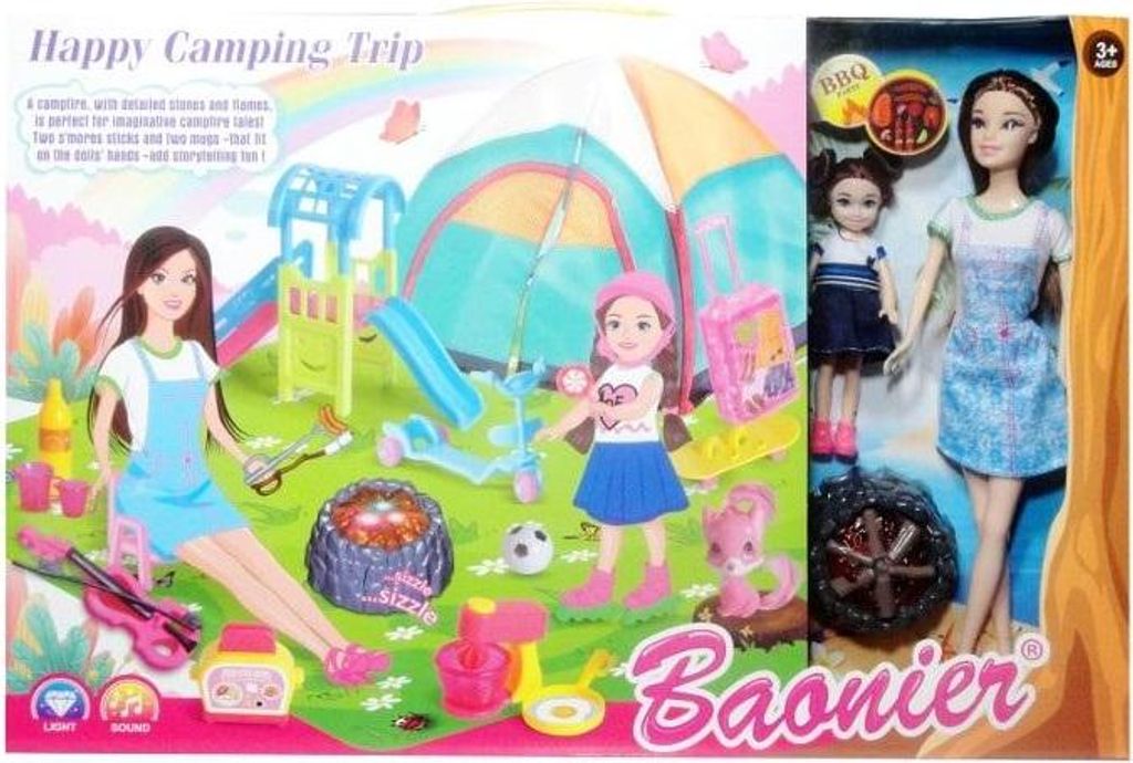 Lalka na campingu