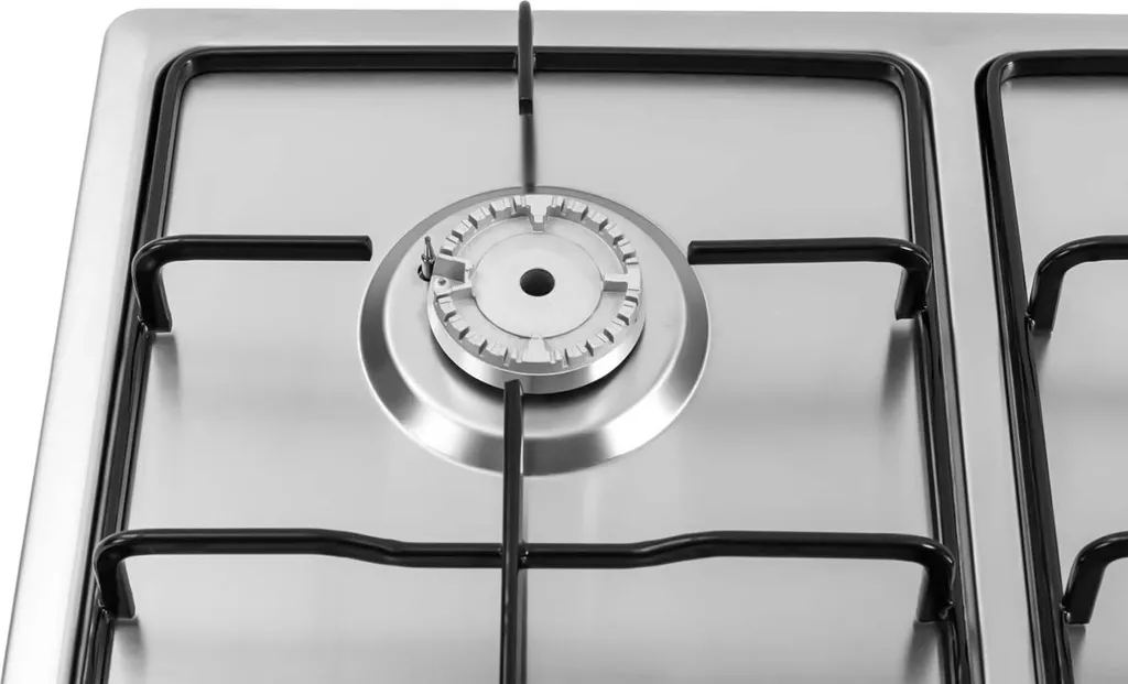 Table de cuisson gaz multi-compatibilité 4 feux avec sécurité intégrée