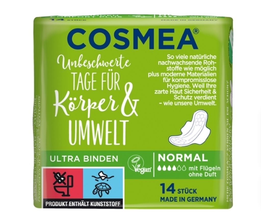 COSMEA Damenbinde Ultra Normal Plus 14er Produktbild 