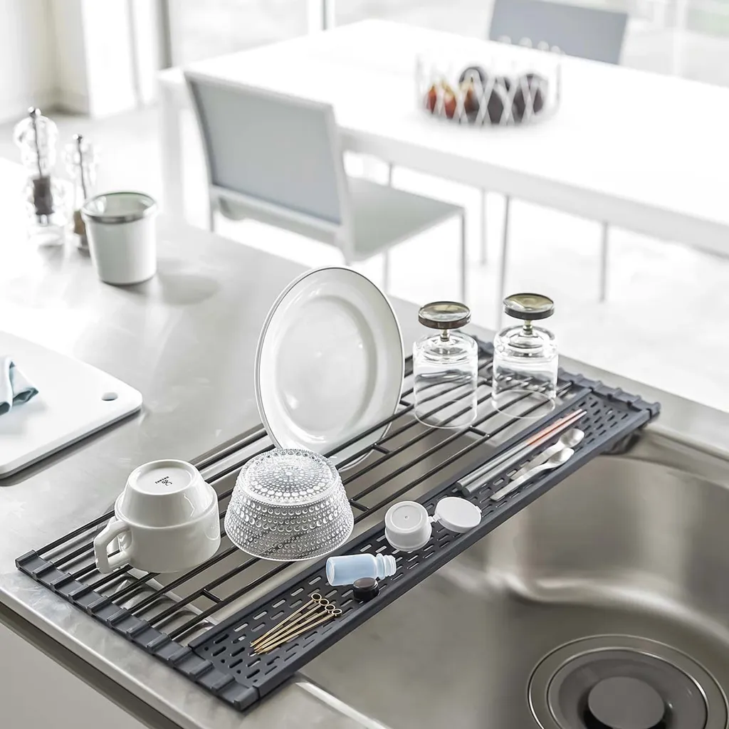 Yamazaki Tower Tappeto Scolapiatti 42x26 | Accessorio Professionale