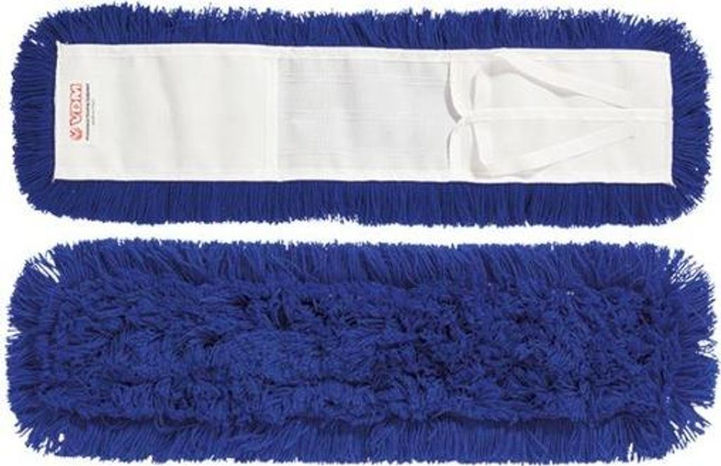 BlueClean Bodenwischer - Synthetisch mit Fransen - 110 cm - Effizient für große Flächen - Nass/Trocken verwendbar