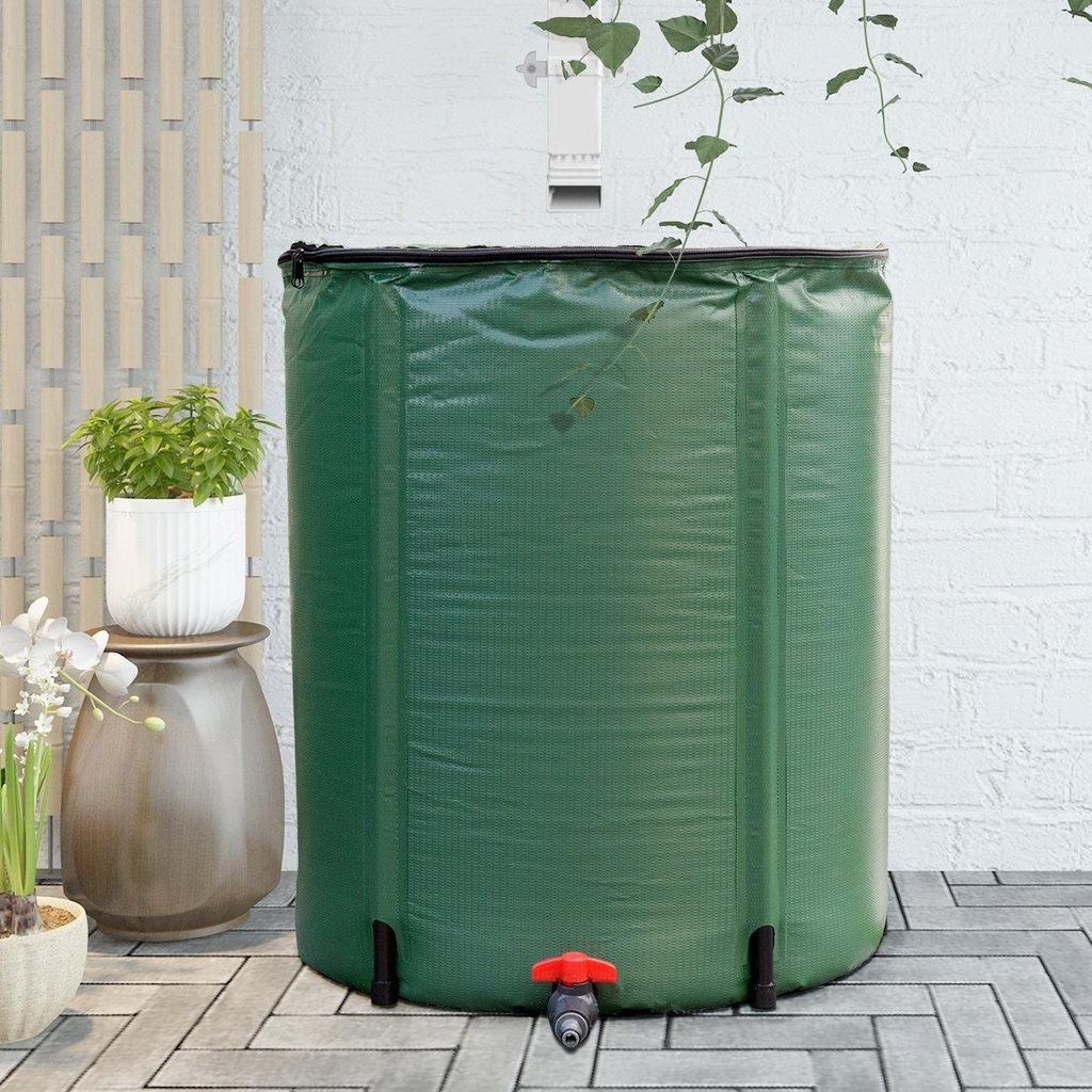 200 L Faltbares Regenfass Zusammenklappbarer Wassertank Sammeln von Regenwasser