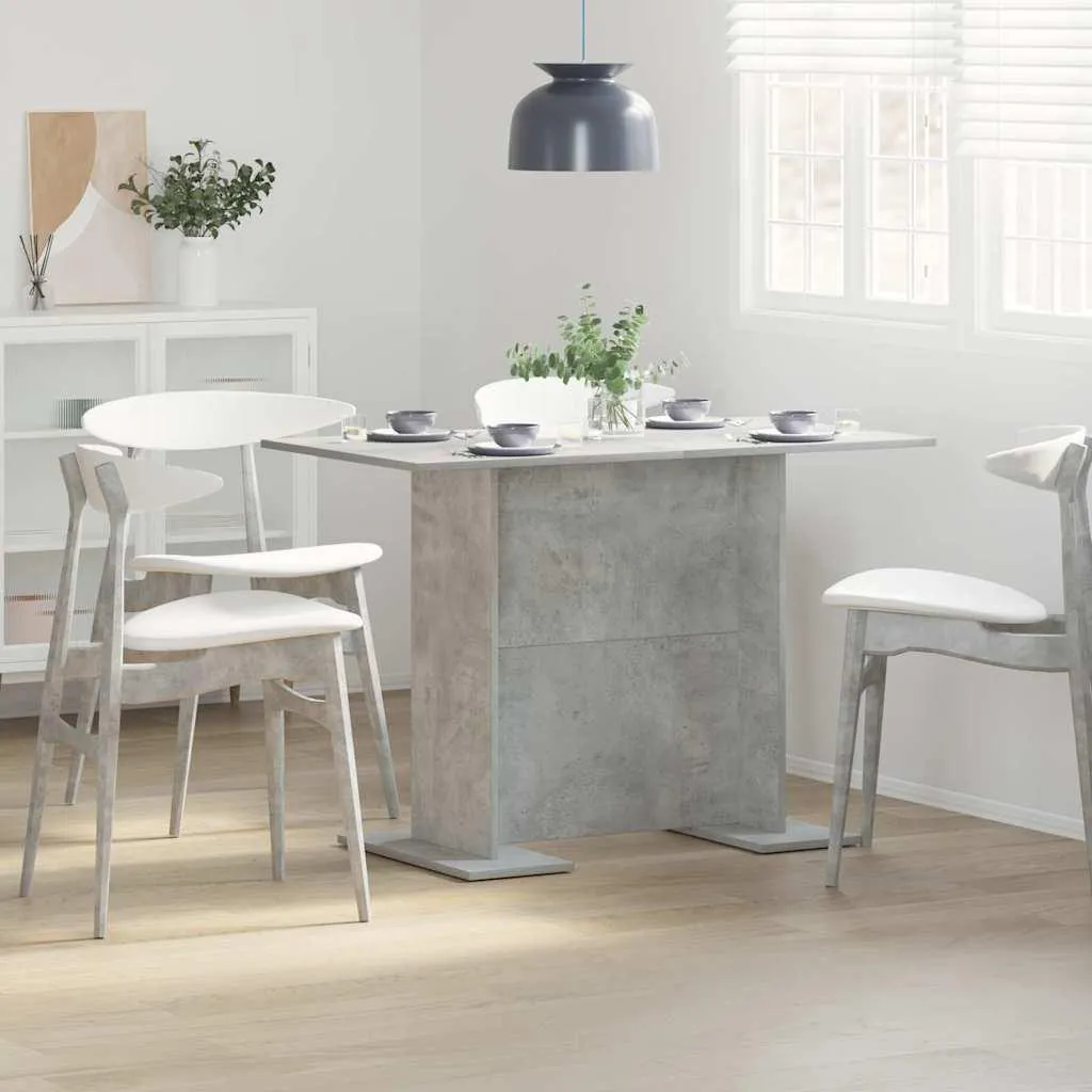 Tavolo da Pranzo Maison Exclusive Grigio Cemento 110x60x75 cm