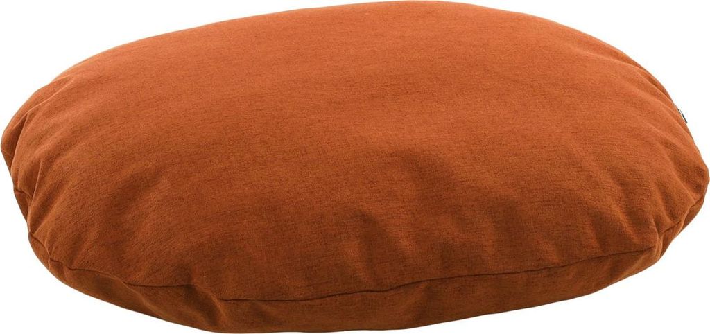Flamingo Hundekissen Ziva oval terrakotta, Maße: 80 x 62 x 8 cm