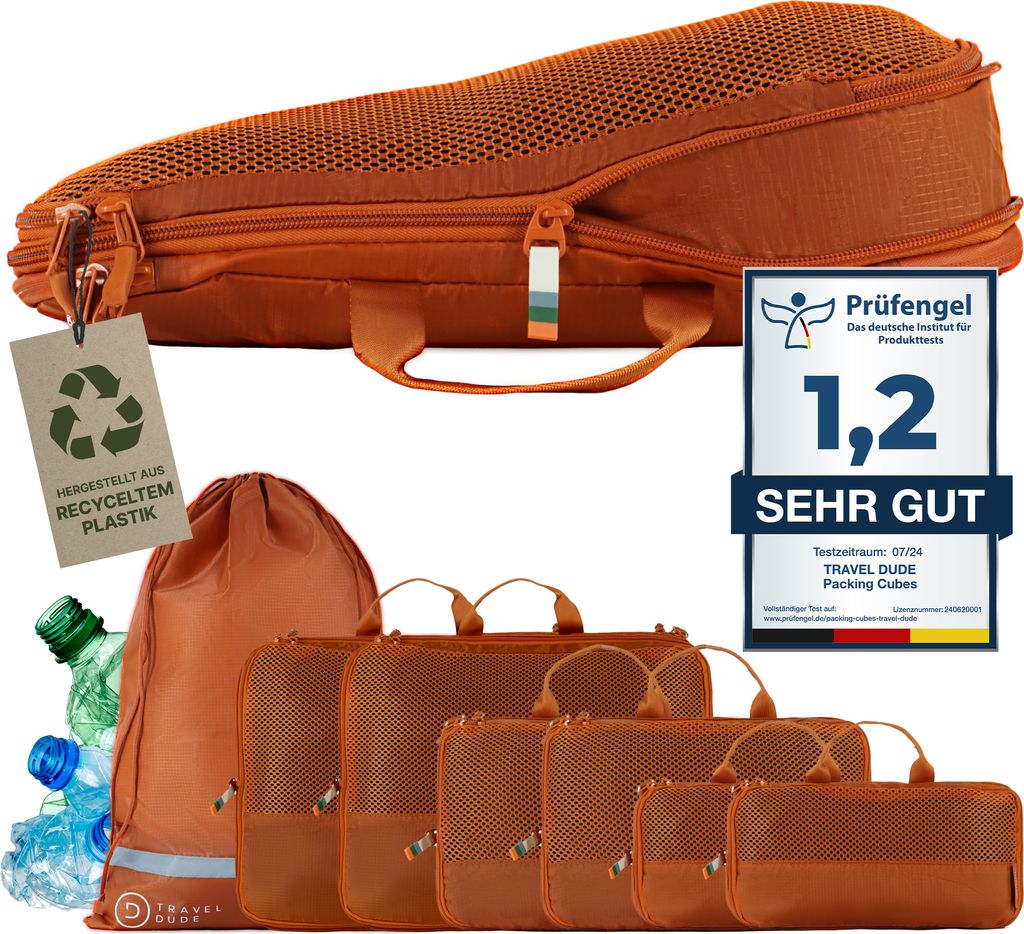 TRAVEL DUDE sada kompresních organizérů do kufru z Obrázek produktu 