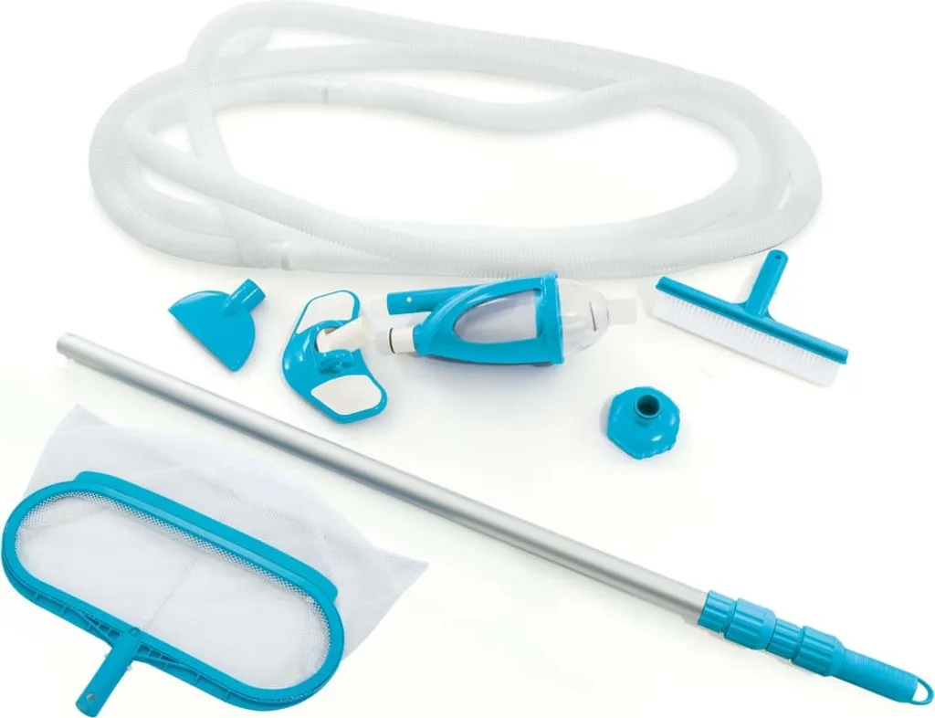 Intex 28003 Set Pulizia Piscina Deluxe | Kit Manutenzione Fondo e Superficie