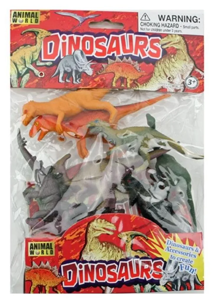 Figurines de base dinosaures 8 pièces - Pack complet pour enfants
