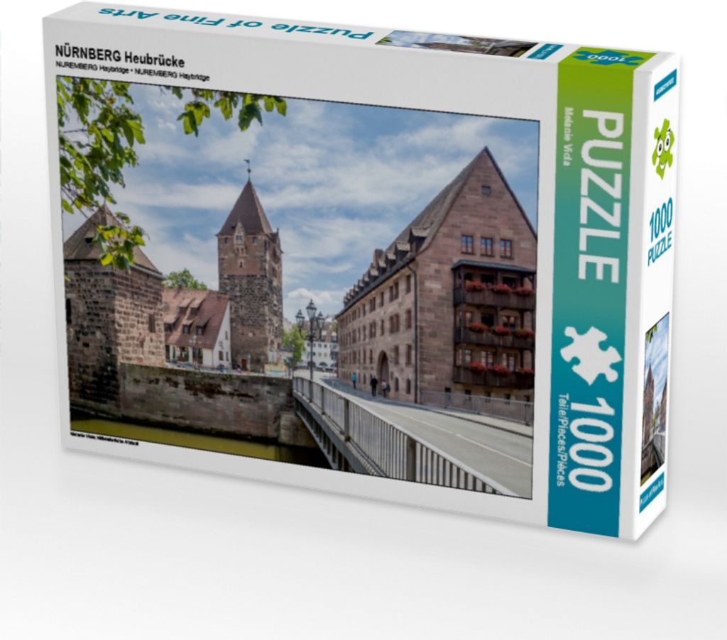Calvendo NÜRNBERG Heubrücke 1000 Teile Puzzle quer 640x480mm, Viola Melanie; 7294278