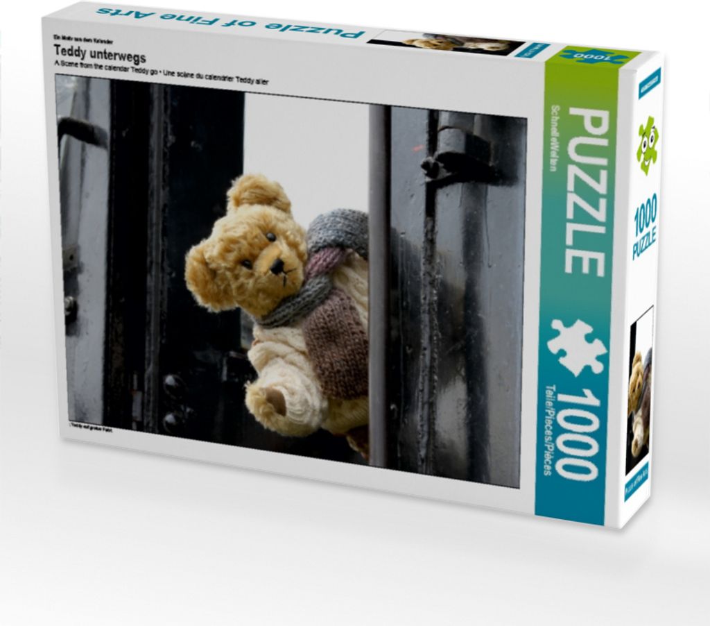 Calvendo Ein Motiv aus dem Kalender Teddy unterwegs 1000 Produktbild 