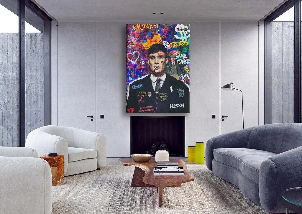 Cilian Quadro Contemporaneo 70x100: Il Focus per il Tuo Interior Design