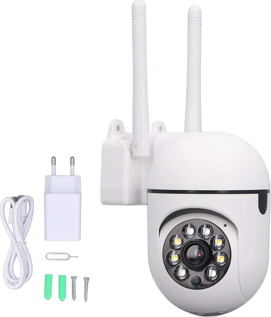 Telecamera WiFi PTZ per Monitoraggio Animali e Bambini 1080P HD