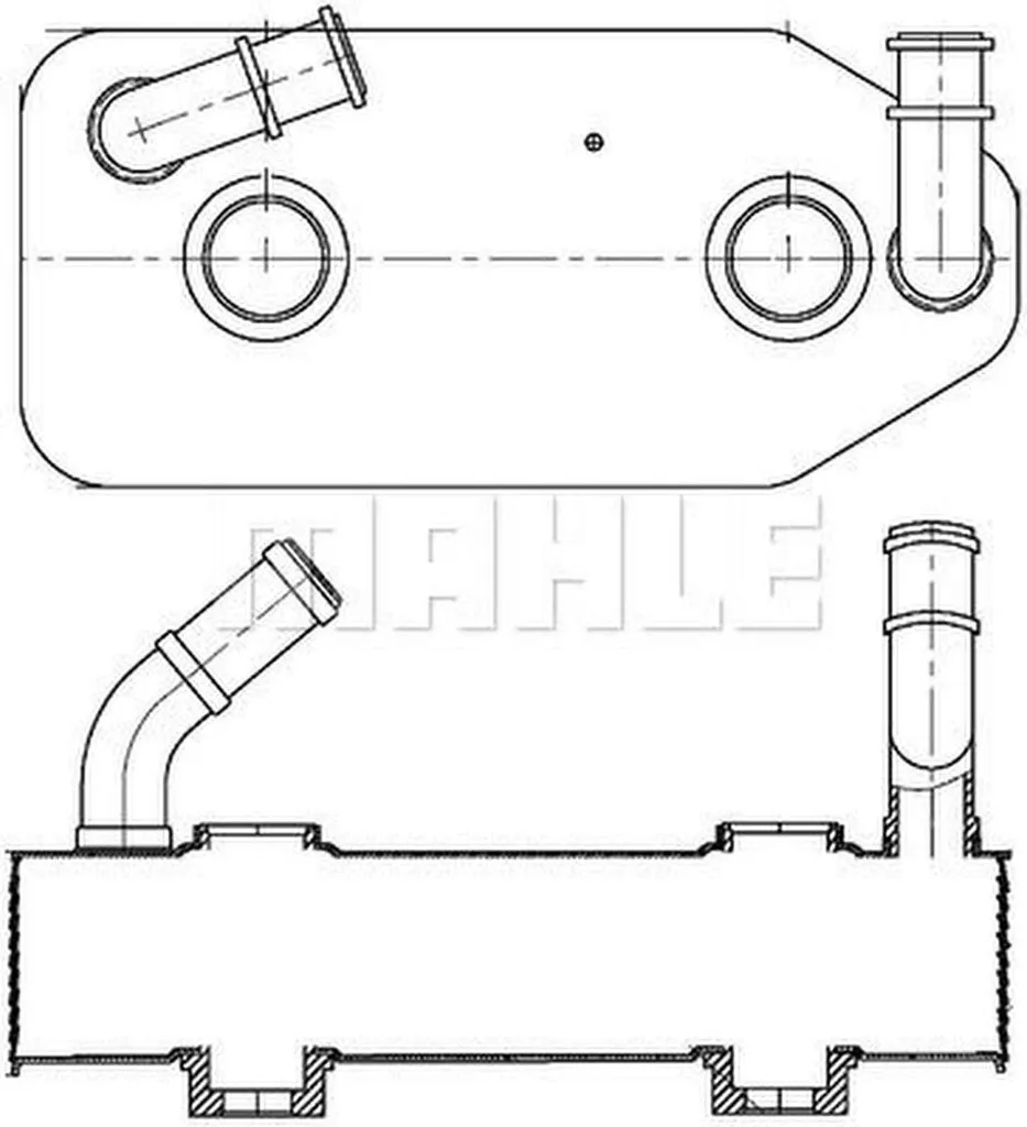 Radiateur d'huile de boîte de vitesses MAHLE pour VW Bora Variant (1J6)