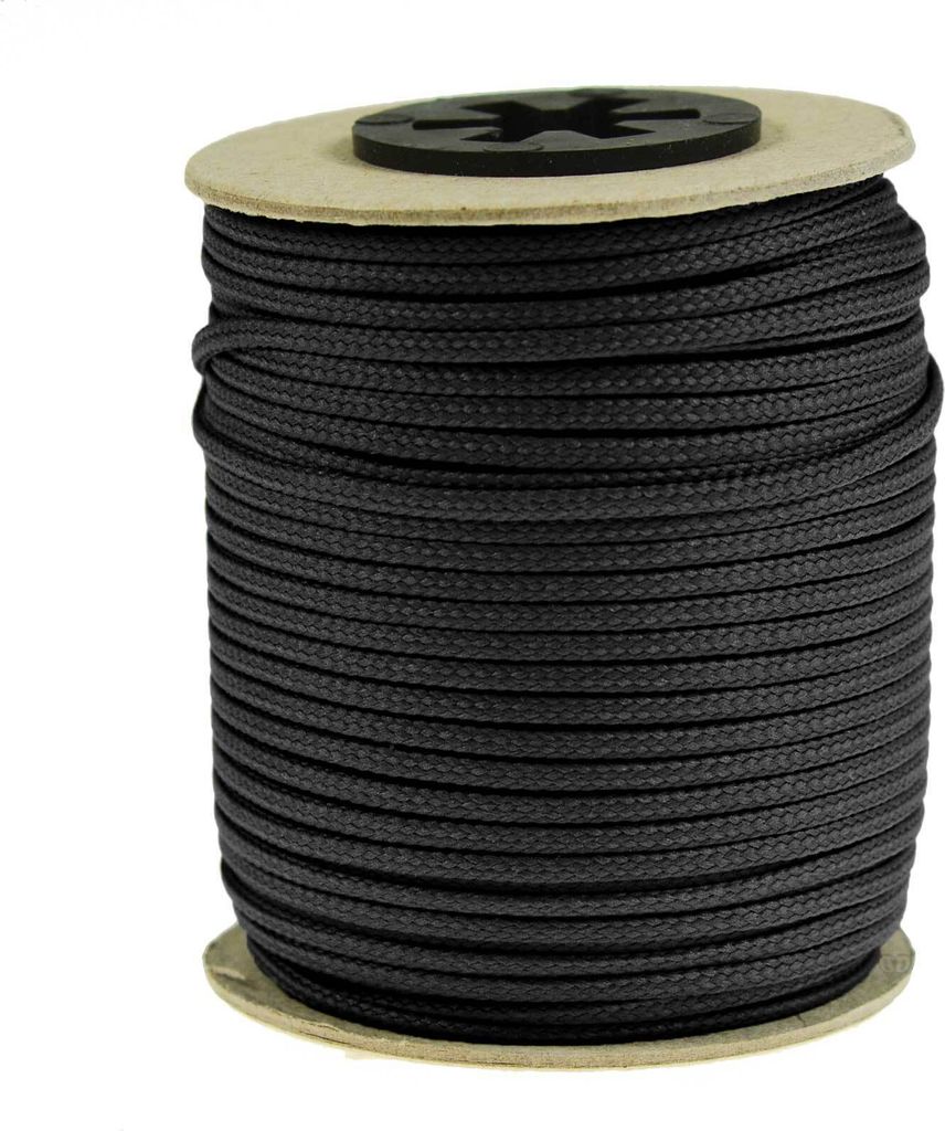 50 Meter Polyesterschnur Flechtschnur 2mm, 8-fach geflochten, Kumihimo Flechten