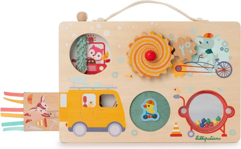 Valigia Giocattolo Lilliputiens: Attivit&agrave; Montessori in Legno Pregiato