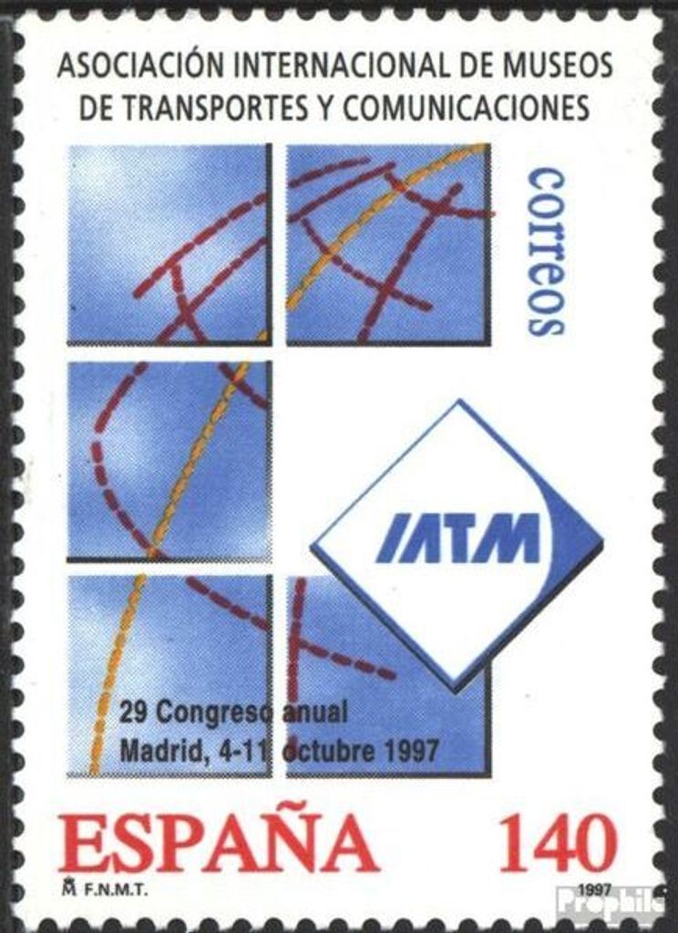 Briefmarken Spanien 1997 Mi 3352 (kompl.Ausg.) postfrisch Produktbild 