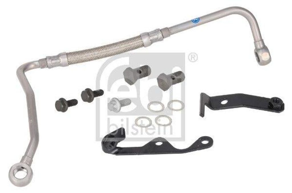 FEBI BILSTEIN Ölleitung für Turbolader Ölvorlaufleitung Turbolader 189522 passend für MERCEDES-BENZ ACTROS MP2 / MP3