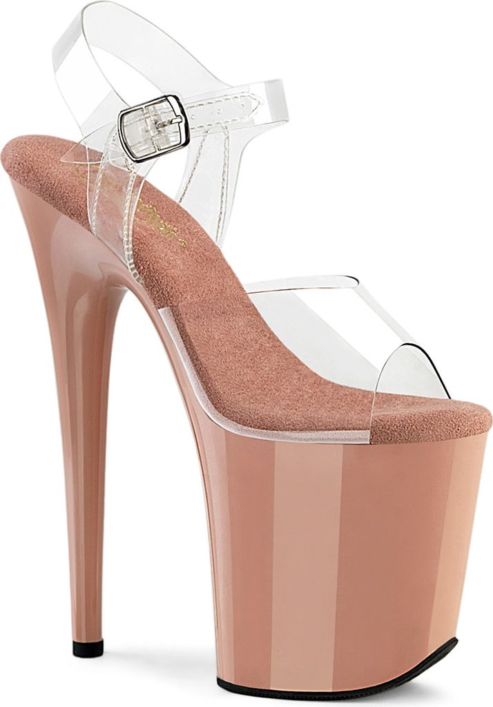 FLAMINGO-808 edle vegane Pleaser Damen High-Heels Produktbild 
