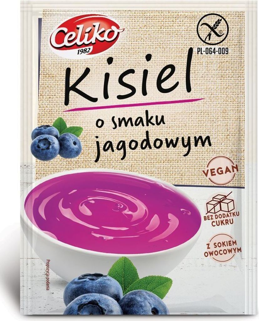 Celiko glutenfreies Blaubeergelee, 40g,
