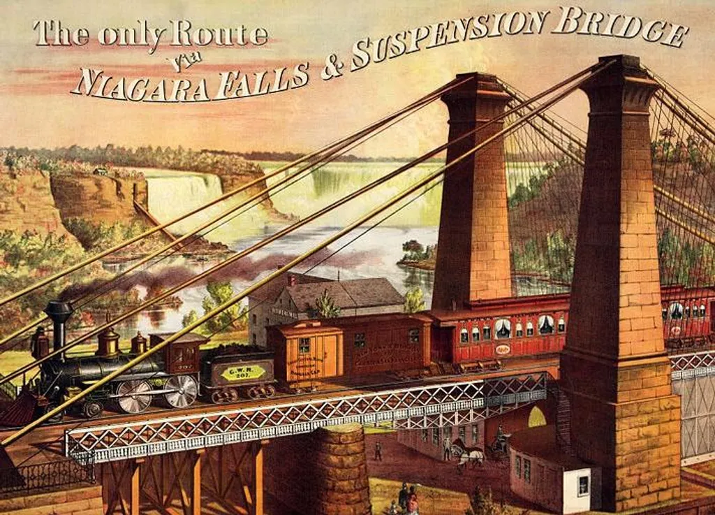 D-Toys Puzzle Niagara Falls Suspension Bridge 1000 pièces Collection