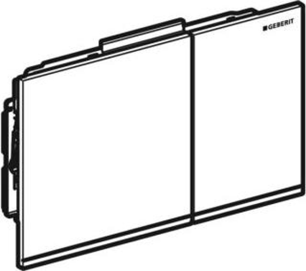 Geberit 243415GH1 Sigma60 BetPl. für 2-Mengen-Sp.