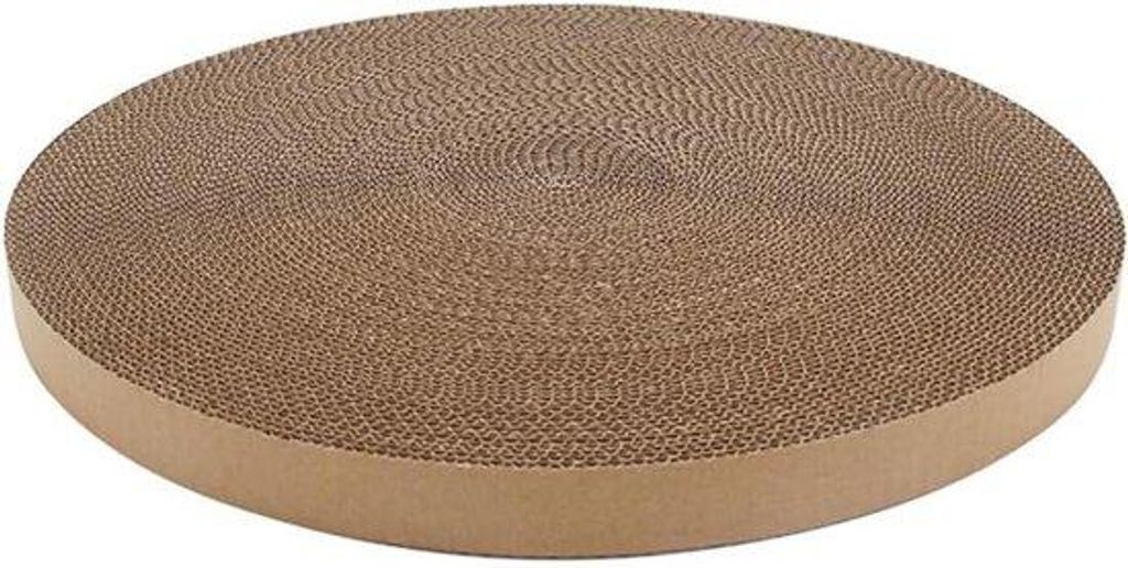 Kartons für Katzen - Durchmesser 38 cm - Kras- und Füllmaterial - Aktivspielzeug