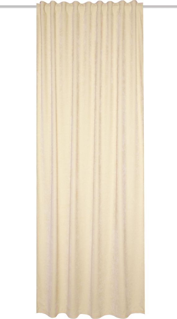 HOME WOHNIDEEN Wolly 160 x 135 cm 1x Thermoschal inkl. 1x Bügelband Creme