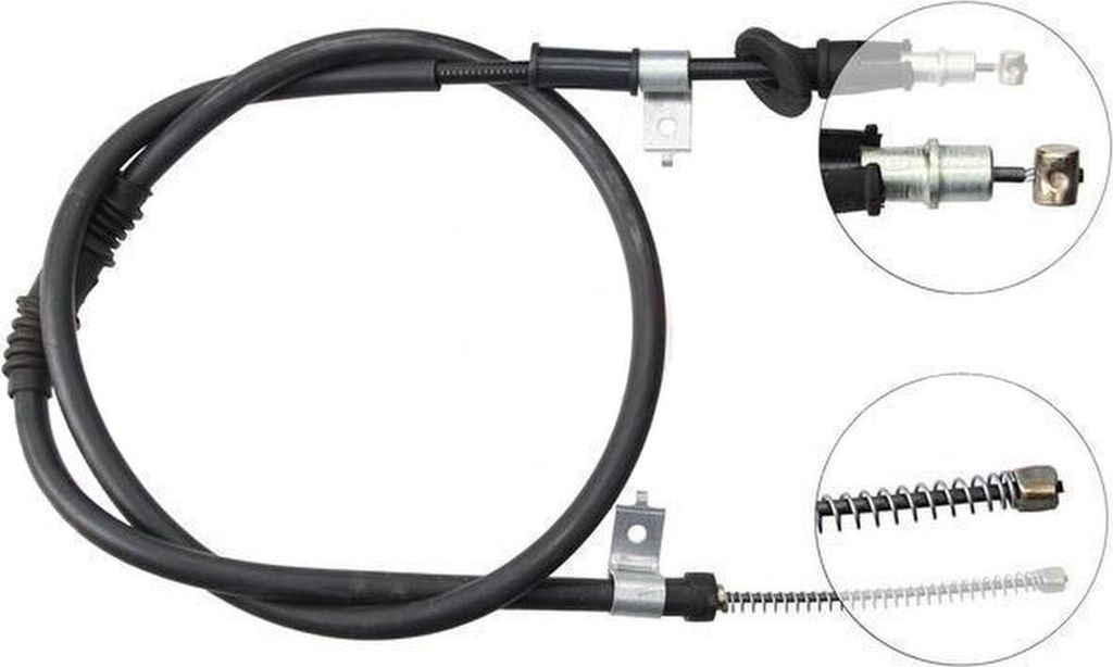 Seilzug Feststellbremse 1.640 mm Trommelbremse A.B.S. für MITSUBISHI GALANT
