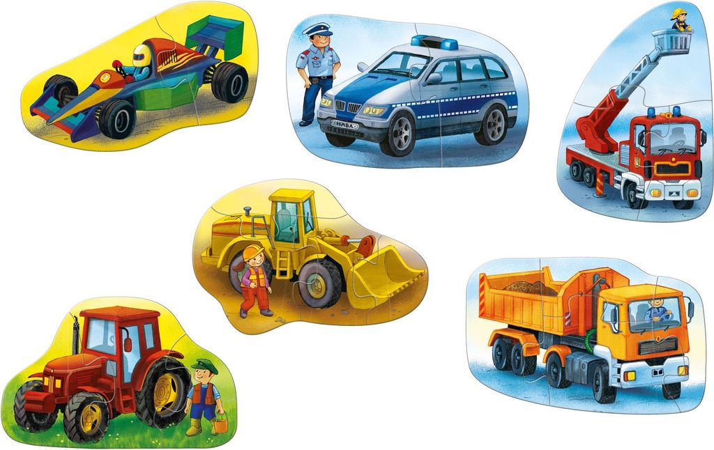 Haba 6 Premiers Puzzles Véhicules Image du produit 