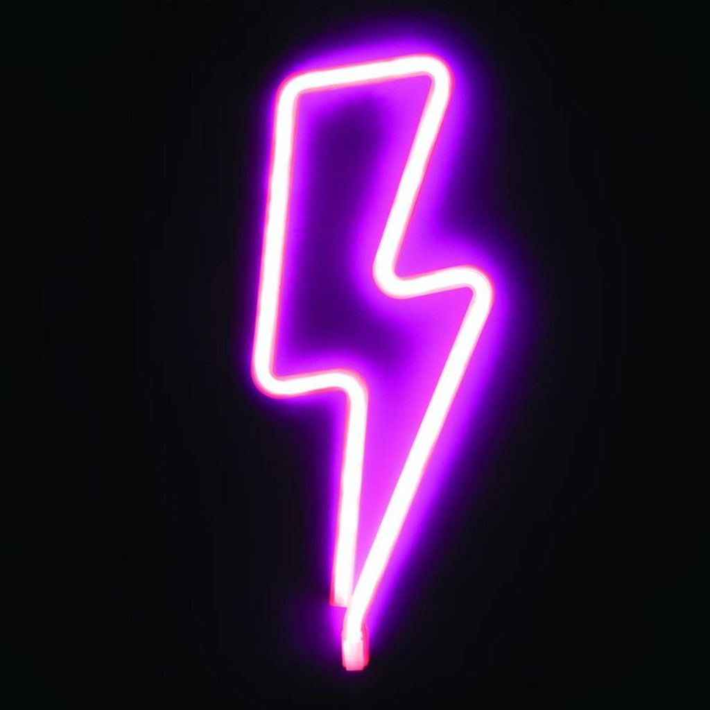 ACA BLESK-Beleuchtung, 98 Neon-LED-Lampe, batteriebetrieben (3xAA)/USB, pink, IP20, 34x2x13cm X04987318