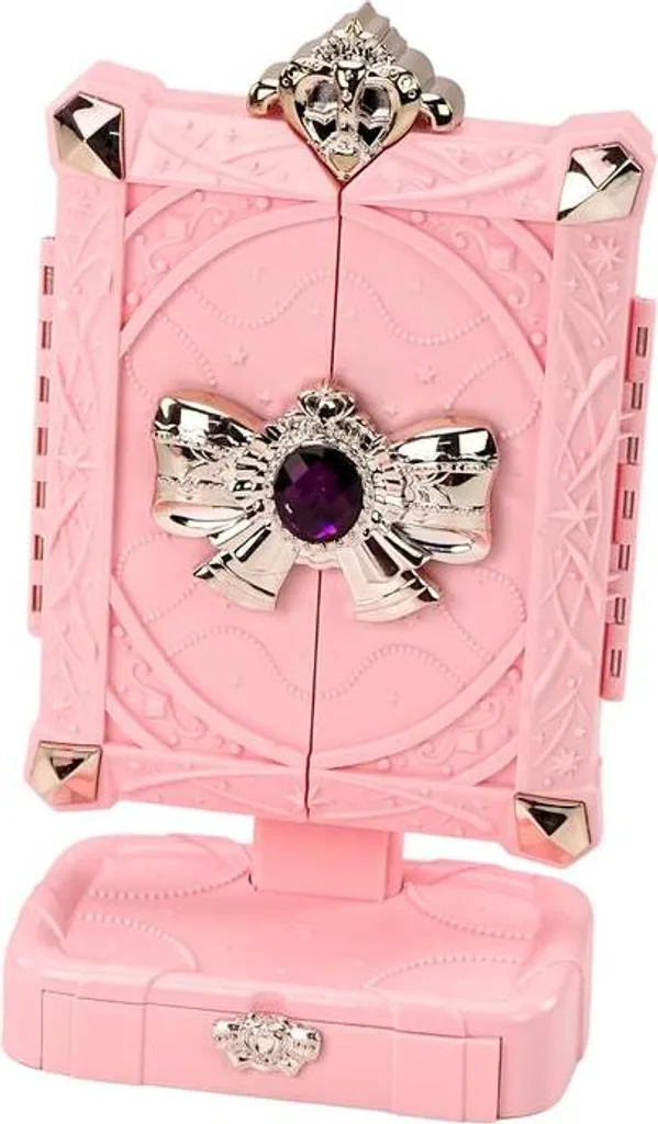 Miroir de table réglable rose pour maquillage - Accessoire de beauté