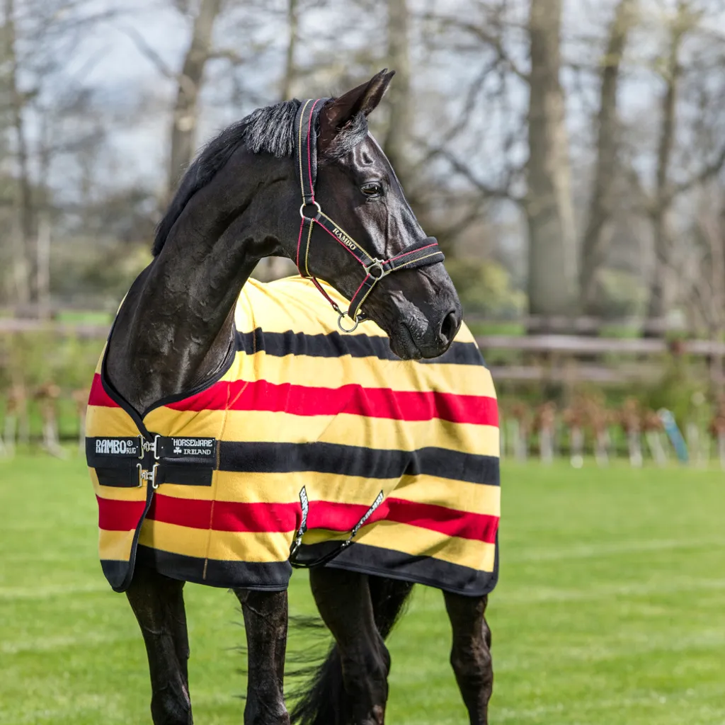 Couverture Polaire Horseware Rambo Deluxe Fleece pour Cheval de Sport