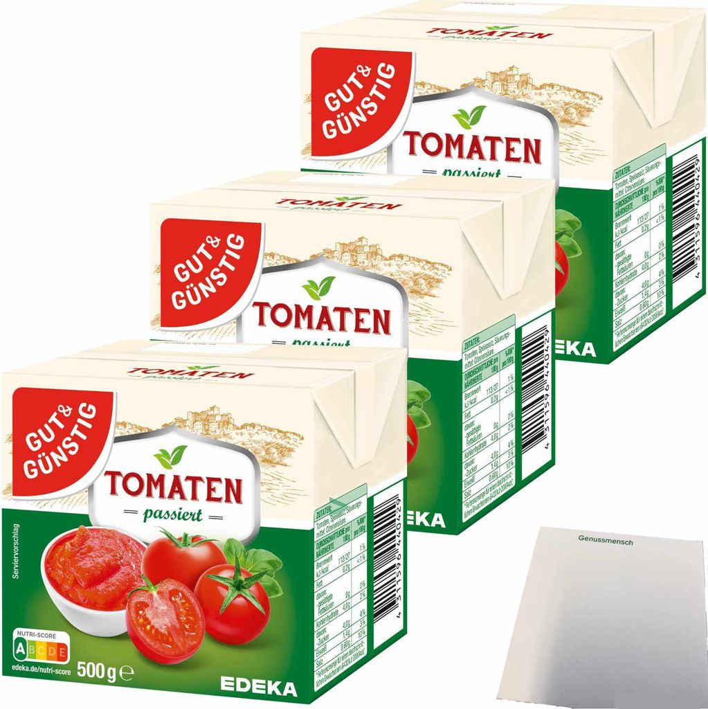 Gut & Günstig Tomaten passiert in praktischer Produktbild 