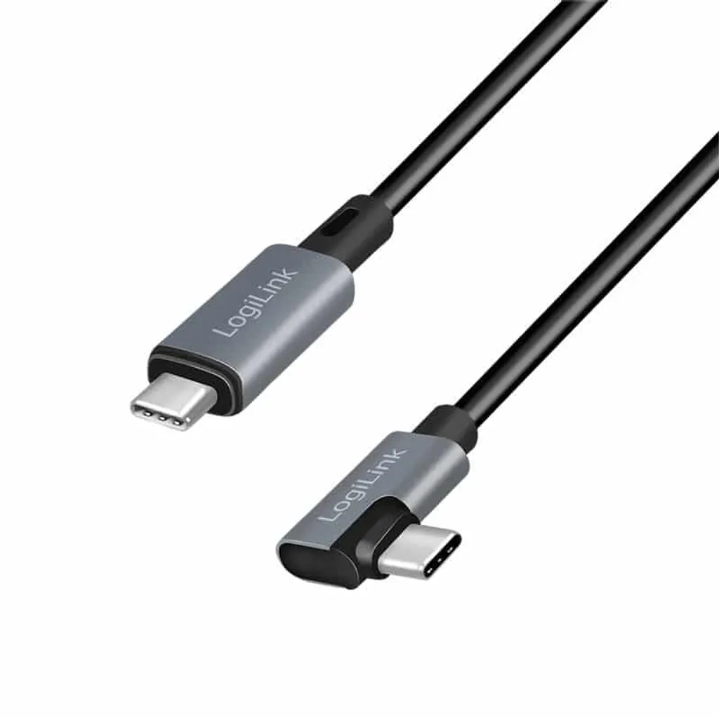 Cavo Gaming USB-C 90 Gradi 3m LogiLink CU0184 - Ricarica 100W PD