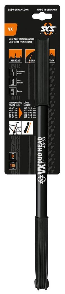 Pompka powietrza SKS VX, długość 2: 400-450 mm, czarna Zdjęcie produktu 