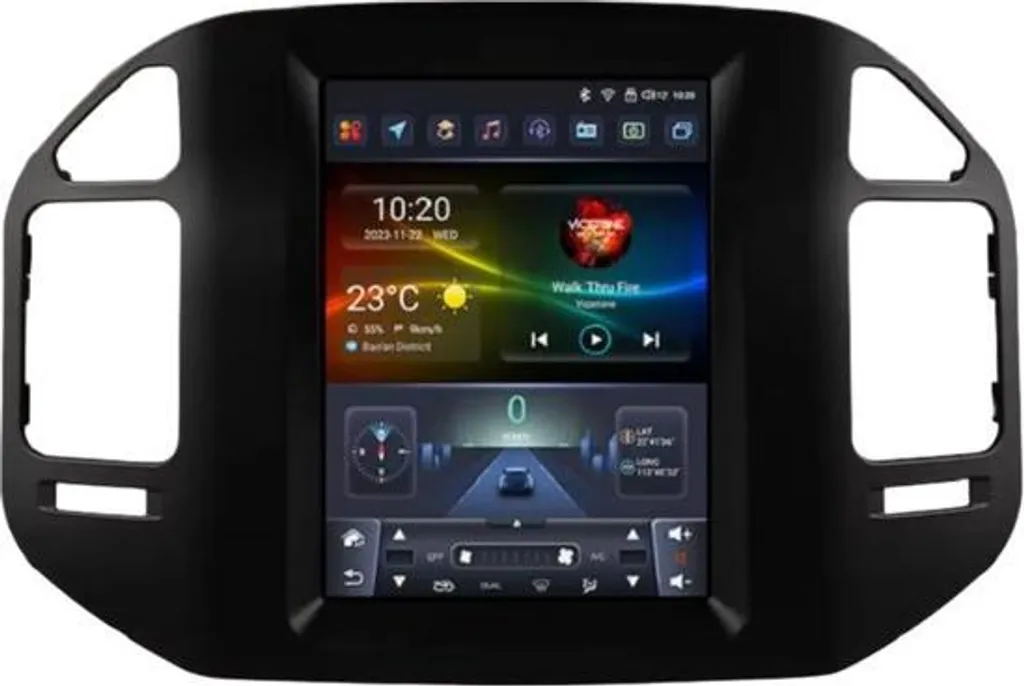 Autoradio GPS Bluetooth pour voyager en Mitsubishi Pajero V60 à V73