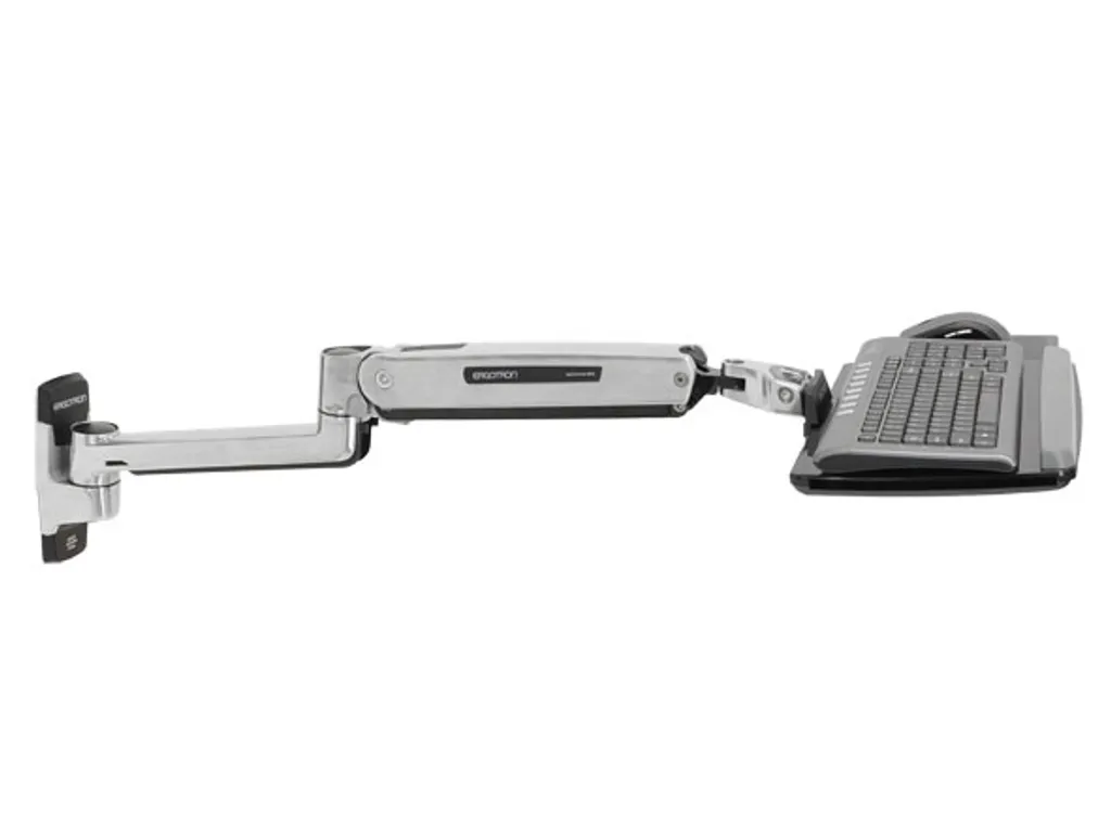 Bras de clavier mural Ergotron LX Sit-Stand - Support Ergonomique Blanc