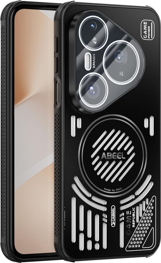 Magnetische Hülle für Huawei Pura 80 Pro/Pura 80 Pro+ mit Linsenabdeckung, Aluminium Stoßfestes Schutzhülle mit Wärmeableitung Schwarz