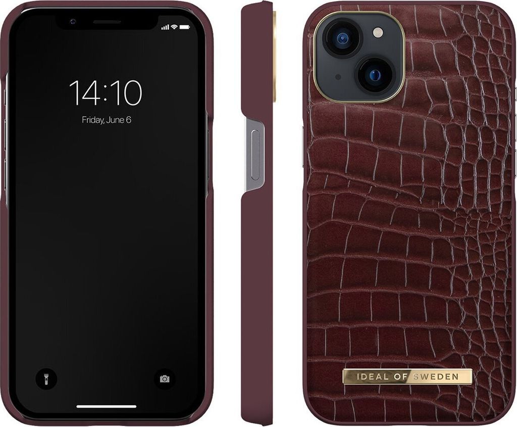 iDeal of Sweden iPhone 13 & 14 Case - Scarlet Croco Produktbild 