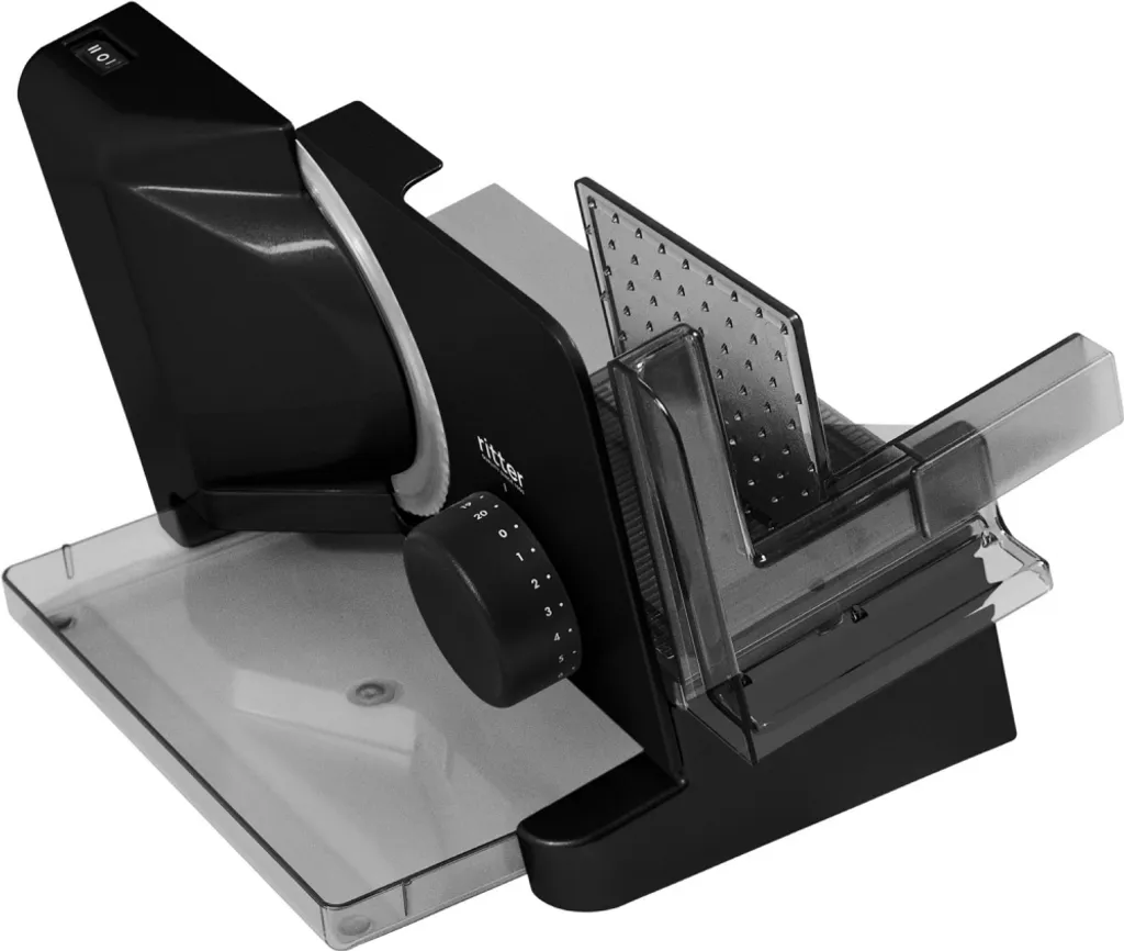 Trancheuse ritter E16 Duo Plus noire : découpe précise sans effort - 4