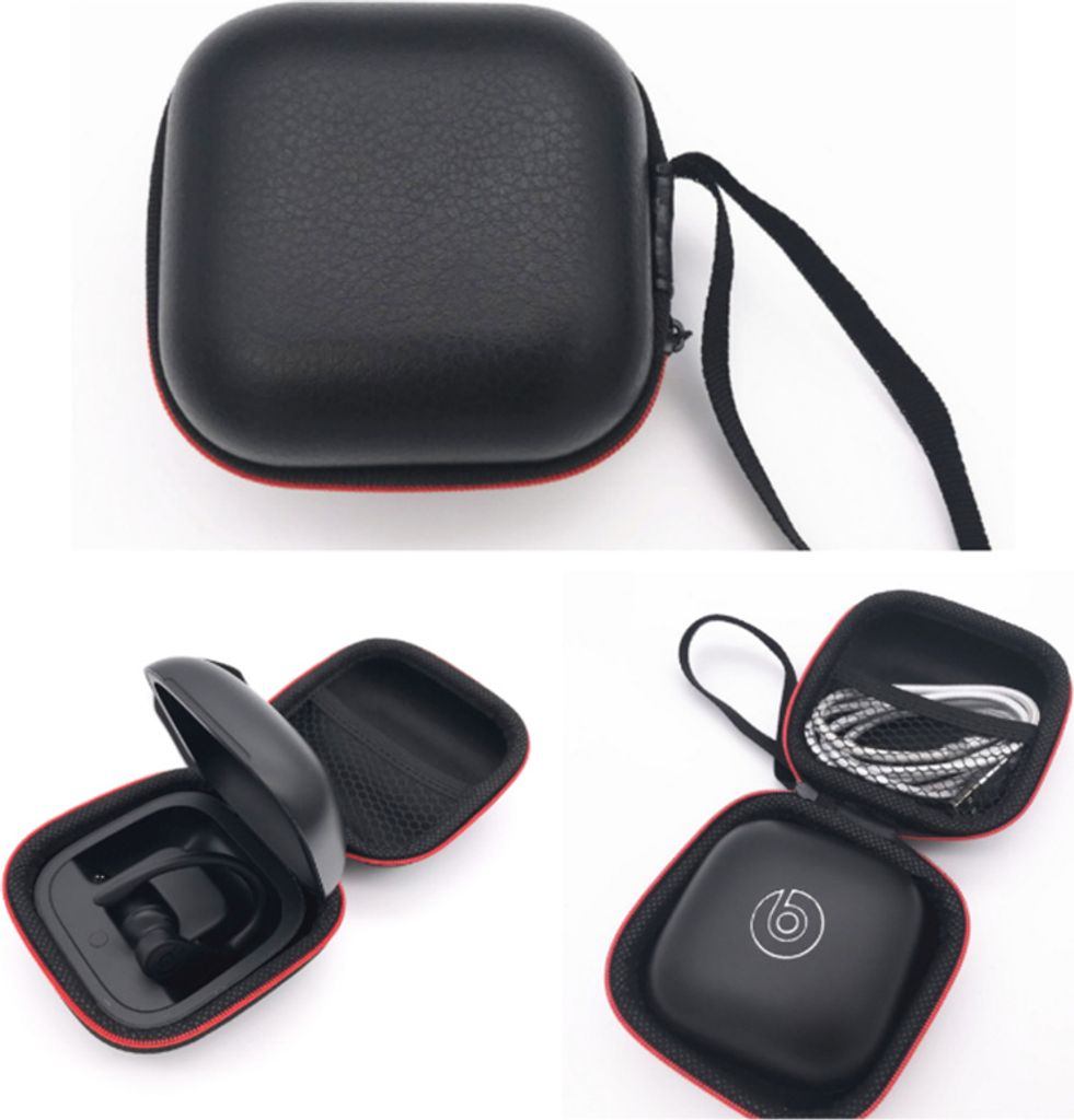 INF Schützende EVA-Kopfhörerhülle für Apple Beats Powerbeats Pro Schwarz