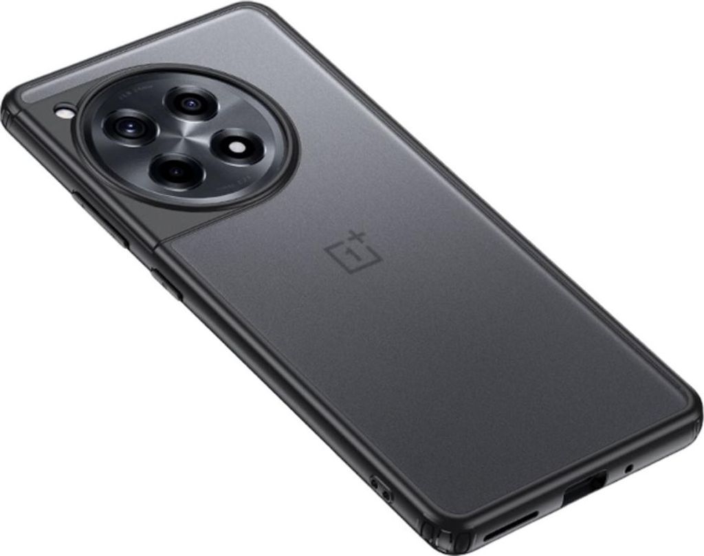 OnePlus 12R Hülle - Coverup Mattes transparentes Back Cover - Schwarz