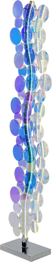 Lampadaire liseuse IRIDE solution gain de place éclairage multicolore
