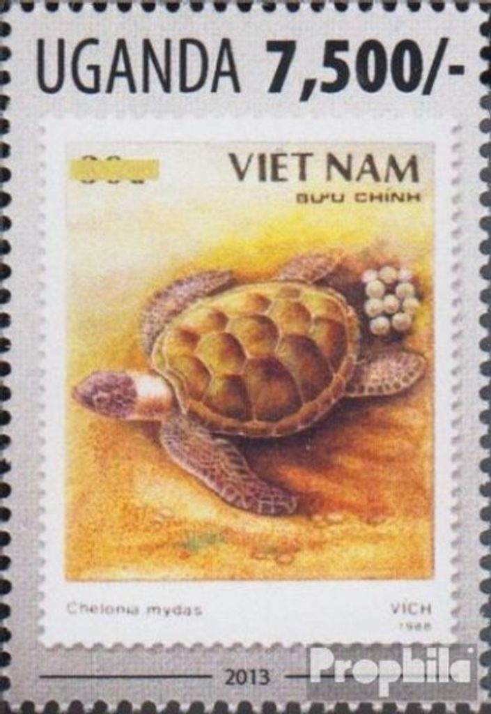 Briefmarken Uganda 2013 Mi 3156 (kompl.Ausg.) postfrisch Briefmarken mit Naturmotiven