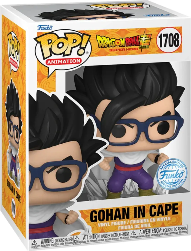 Figurine Funko POP Dragon Ball Gohan in Cape 1708 Special Edition Vinyl